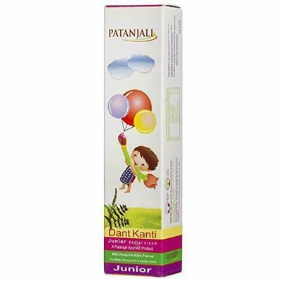 Swami PATANJALI DANT KANTI Junior ToothPASTE special for Child, Children - 100gm