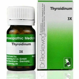 Dr. Reckeweg Homoeopathic Thyroidinum 3X (20g)Thyroid problems,Weight Management