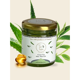 Organic Aloe Vera Green Tea Face Gel with Vitamin E