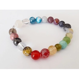 21 Chakra Balancing Plain Beads Bracelet