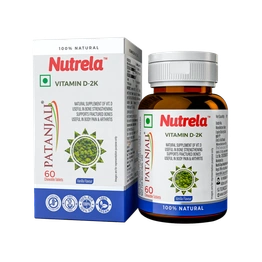 Patanjali Nutrela Vit D2k Natural Tab Vanilla