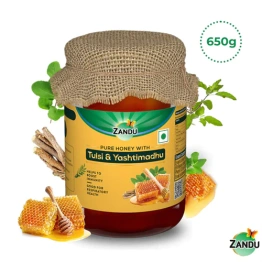 Pure Honey with Tulsi & Yashtimadhu (650g)