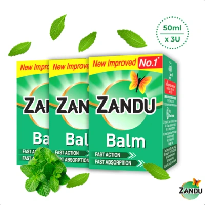 Zandu Balm - India’s No.1 Natural Pain Relief Balm (Pack of 3)