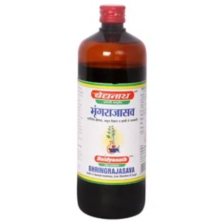 Baidyanath Ayurvedic Bhringrajasava - 450 Ml For Hair Growth