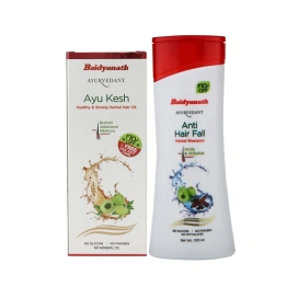 Baidyanath Ayu Kesh 100Ml With Anti Hair Fall 100Ml Shampoo