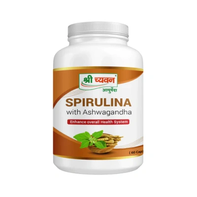 Spirulina Capsule with Ashwagandha