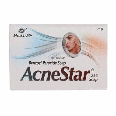 Acnestar 2.5% Benzoyl Peroxide Soap | For Acne Prone Skin