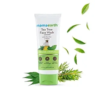 Mamaearth Tea Tree Face Wash for Healthy Skin | Paraben & SLS-Free | All Skin Types