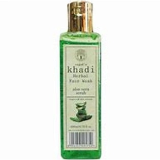 Vagad's Khadi SLS and Paraben Free Aloevera Scrub Face Wash