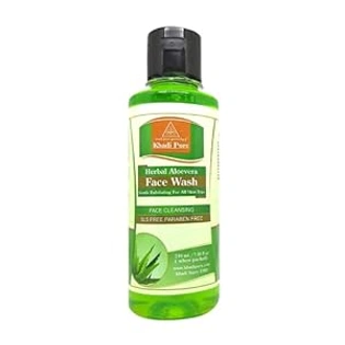 Khadi Pure Herbal Aloe Vera Face Wash SLS-Paraben Free