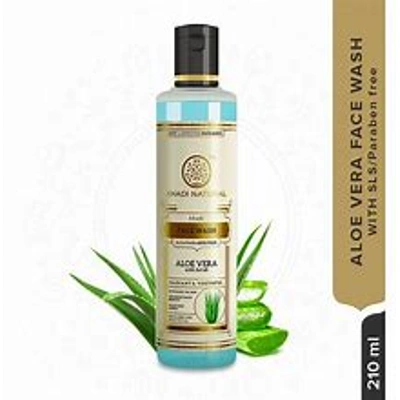 Khadi Organique Natural Face Wash Aloevera with Scrub SLS Paraben Free