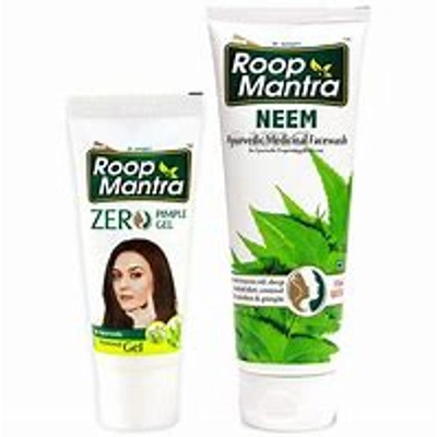 Roop Mantra Combo Pack of Zero Pimple Gel 15gm & Aloevera Face Wash 50ml