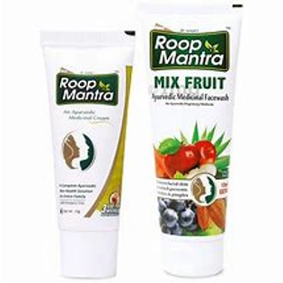 Roop Mantra Combo Pack of Face Cream 15gm & Mix Fruit Face Wash 115ml