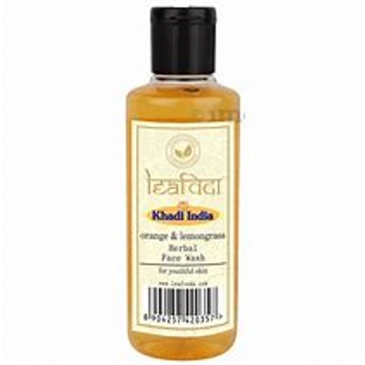 Khadi Leafveda Herbal Orange & Lemongrass Face Wash