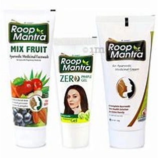 Roop Mantra Combo Pack of Mix Fruit Face Wash 115ml, Zero Pimple Gel 15gm & Face Cream 30gm