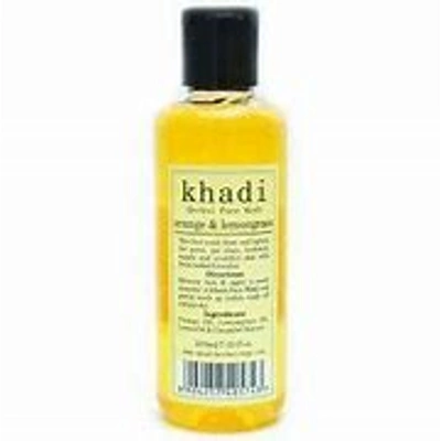 Khadi Pure Herbal Orange & Lemongrass Face Wash SLS-Paraben Free