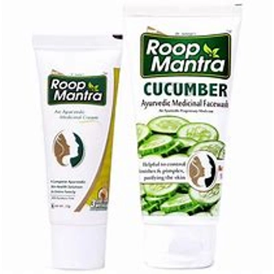 Roop Mantra Combo Pack of Face Cream 15gm & Cucumber Face Wash 115ml