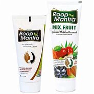 Roop Mantra Combo Pack of Face Cream 60gm & Mix Fruit Face Wash 115ml