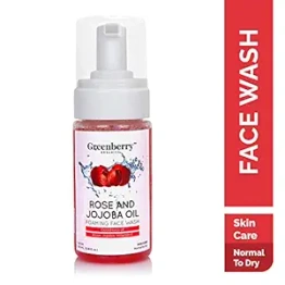 Greenberry Organics Rose and Jojoba Oil Foaming Face Wash