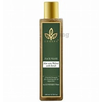 Orgera Aloevera Walnut with Scrub SLS Paraben Free Face Wash