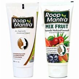 Roop Mantra Combo Pack of Face Cream 60gm & Mix Fruit Face Wash 50ml