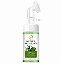 Mom & World Face Wash Neem & Aloe Vera Foaming with Brush