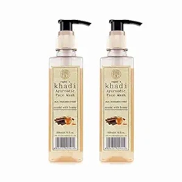 Vagad's Khadi Ayurvedic SLS and Paraben Free Sandal with Honey Face Wash