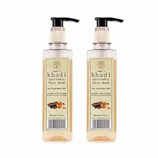 Vagad's Khadi Ayurvedic SLS and Paraben Free Sandal with Honey Face Wash