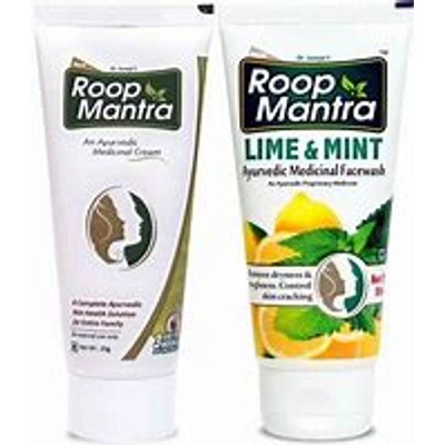 Roop Mantra Combo Pack of Face Cream 30gm & Lime Mint Face Wash 50ml