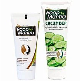 Roop Mantra Combo Pack of Face Cream 60gm & Cucumber Face Wash 115ml