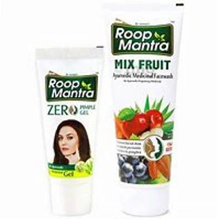 Roop Mantra Combo Pack of Zero Pimple Gel 15gm & Mix Fruit Face Wash 50ml