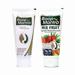 Roop Mantra Combo Pack of Face Cream 30gm & Mix Fruit Face Wash 50ml