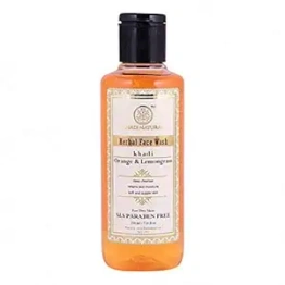 Khadi Naturals Ayurvedic Face Wash Orange & Lemongrass SLS & Paraben Free