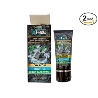 Healing Pharma X Heal Scrub Face Wash Charcoal Menthol