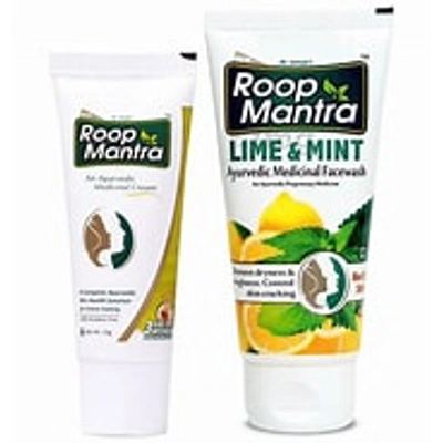 Roop Mantra Combo Pack of Face Cream 15gm & Lime Mint Face Wash 115ml