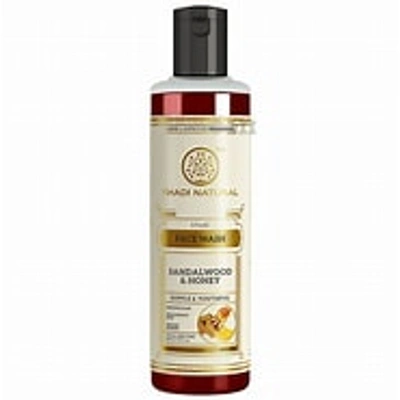 Khadi Naturals Ayurvedic Sandalwood & Honey Face Wash