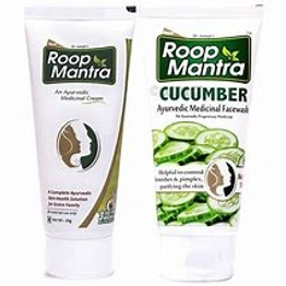 Roop Mantra Combo Pack of Face Cream 30gm & Cucumber Face Wash 50ml