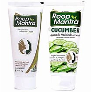 Roop Mantra Combo Pack of Face Cream 30gm & Cucumber Face Wash 50ml