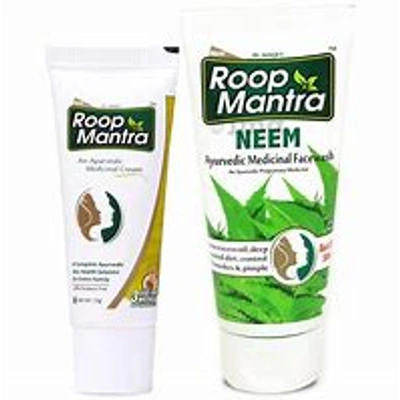 Roop Mantra Combo Pack of Face Cream 15gm & Neem Face Wash 50ml