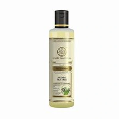 Khadi Naturals Ayurvedic Face Wash Neem & Teatree SLS & Paraben Free