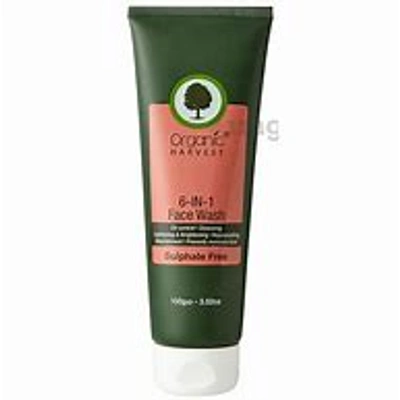 Organic Harvest 6-In-1 Sulphate Free Face Wash