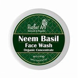 Rustic Art Organic Neem Basil Concentrate Face Wash