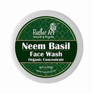 Rustic Art Organic Neem Basil Concentrate Face Wash