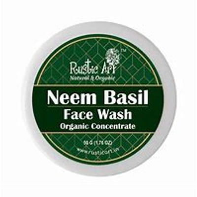 Rustic Art Organic Neem Basil Concentrate Face Wash