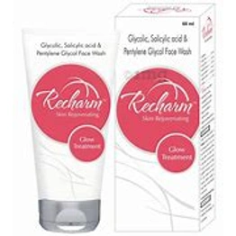 Recharm Skin Rejuvenating Glow Treatment Face Wash | With Glycolic Acid, Salicylic Acid & Pentylene Glycol