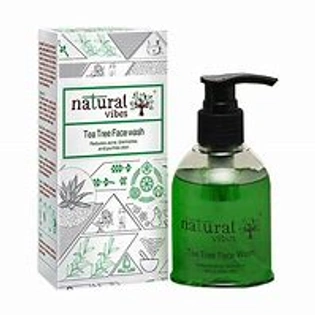 Natural Vibes Ayurvedic Tea Tree Face Wash