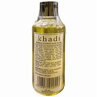 Khadi Herbal Lemon Face Wash