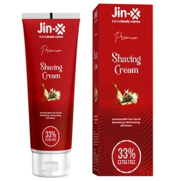 JinX Shaving Cream (70g+23g) - Smooth and Luxurious Shaves