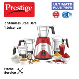 Ultimate Plus 4 Jar Mixer Grinder, 750W