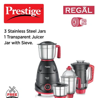 Regal 4 Jar Mixer Grinder, 750 W